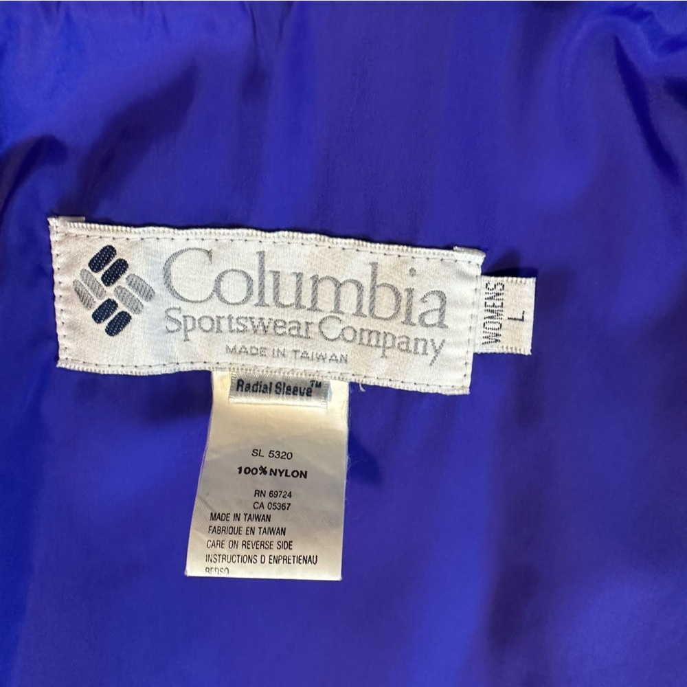 Columbia Purple and Blue Women's Jacket - Picture 3 of 10